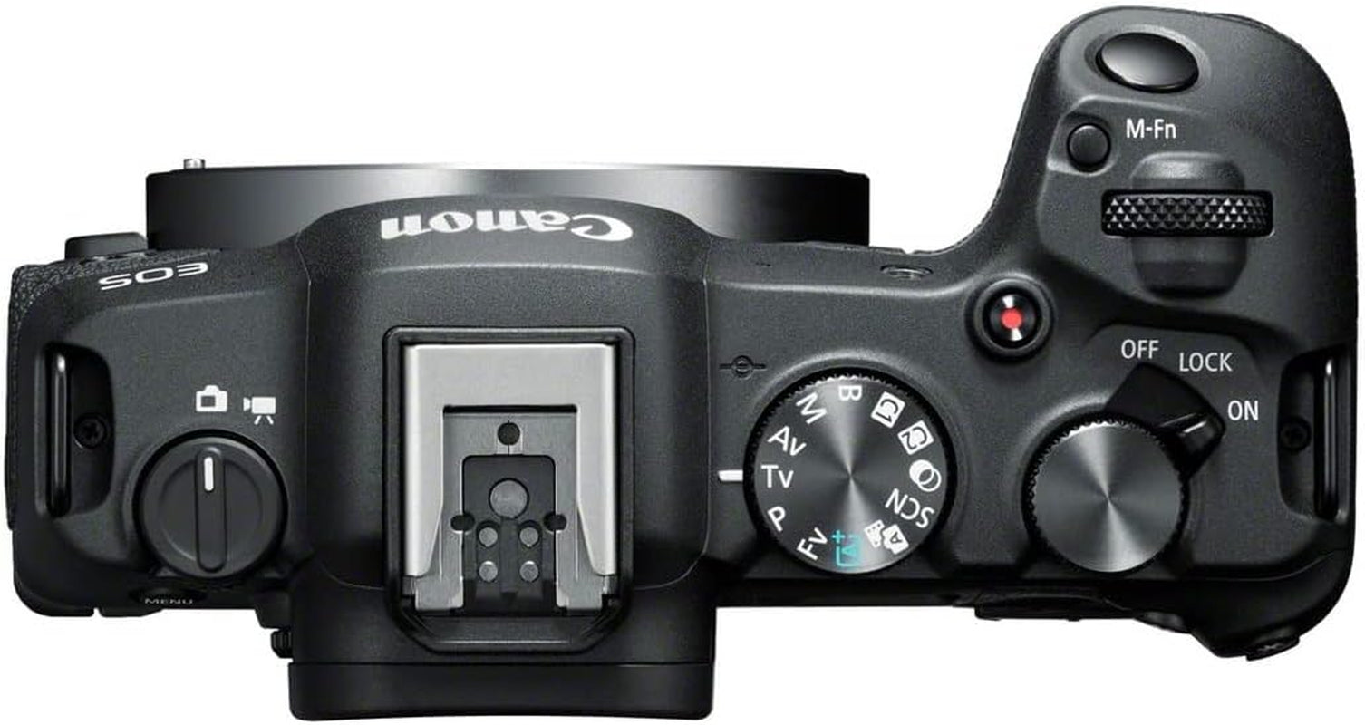 Canon EOS R8 Appareil Photo (Hybride Plein Format 24M Pixels, 40Im/Sec, CMOS AF Dual Pixel, Vidéo 4K 60P, Wifi) Sans Objectif, Noir