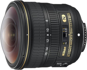 JAA831DA Objectif AF-S Fisheye Nikkor 8-15 Mm F/3.5-4.5E ED Pour Appareil Photo Noir