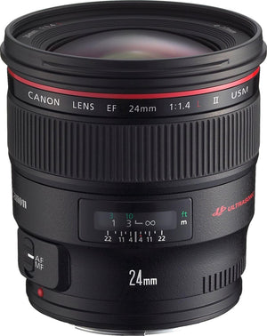 Objectif Reflex  EF 24Mm F 1,4 L II USM Noir