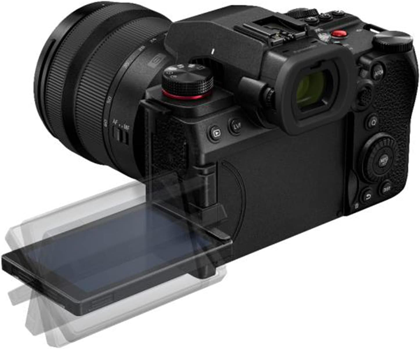 Lumix S5M2 | Appareil Photo Hybride Plein Format + Batterie (24MP, Autofocus Phase, Double Stabilisation, Vidéo 6K 10Bit Illimité, Rafale AFC 30Ips, Tropicalisé) – Version Française