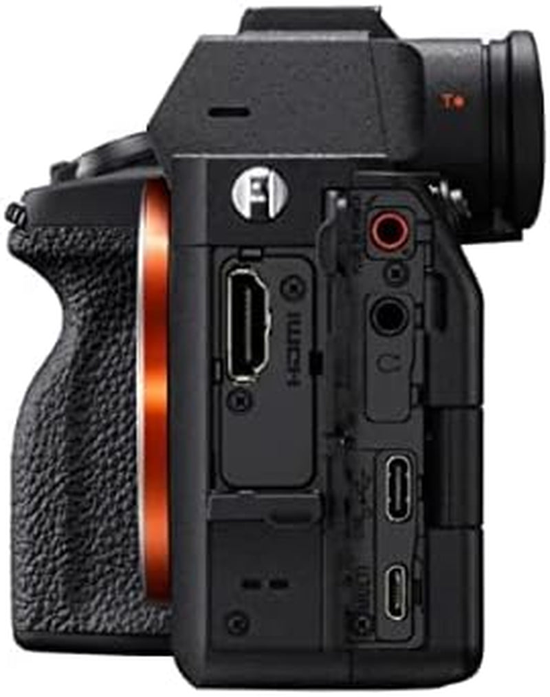 Alpha 7 IV | Appareil Photo Hybride Expert Plein Format (33 Mégapixels, Mise Au Point AF En Temps Réel, Rafale À 10 Images/S, Vidéo 4K 60P, Écran Orientable Full Tactile, Nouveaux Menus) Noir