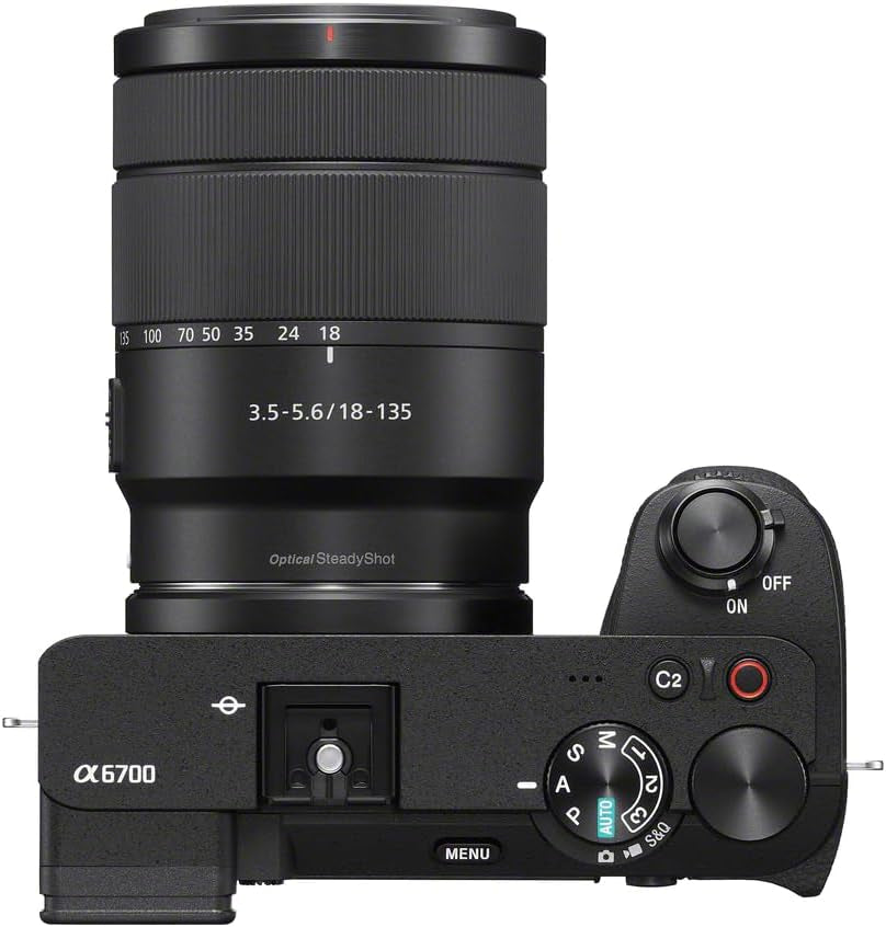 Alpha 6700 | Appareil Photo Hybride APS-C (26Mp BSI, Mise Au Point AF Basée Sur L'Ia, Stabilisation D'Image Sur 5 Axes)