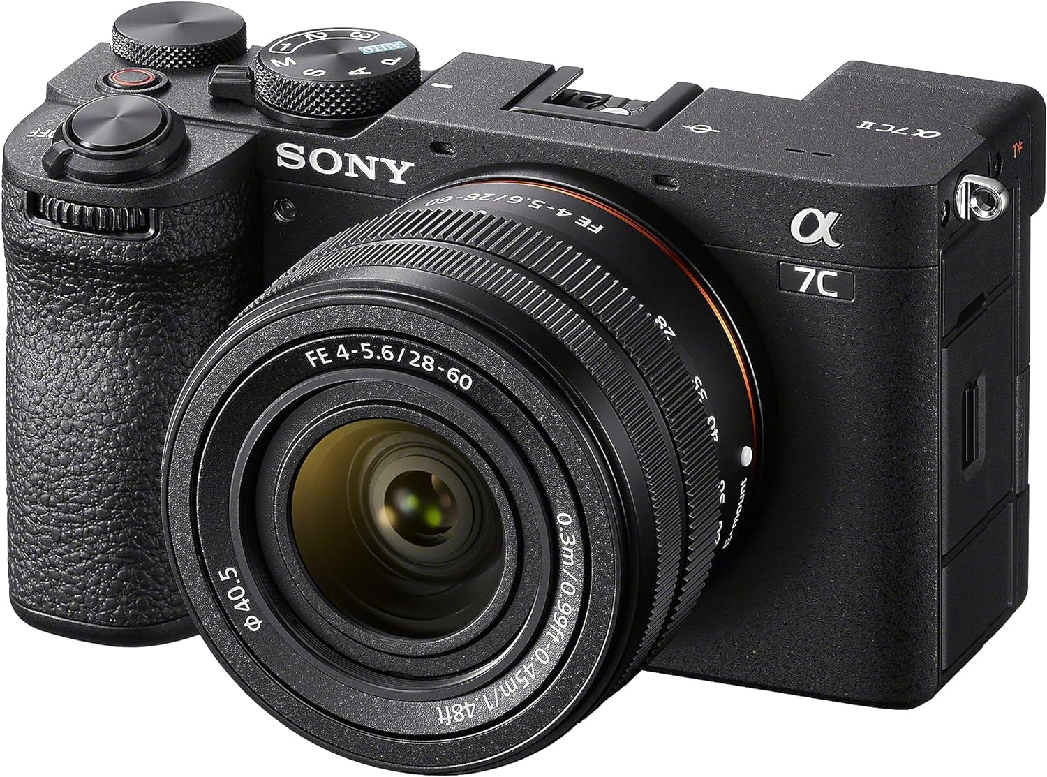 Alpha 7C II, Appareil Photo Plein Format Hybride Compact À Objectif Interchangeable (33 Mégapixels, Mise Au Point AF En Temps Réel, 10 IPS, Vidéo 4K 60P, Écran Tactile Orientable), Noir