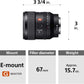 E-Mount FE SEL24F14GM Objectif Grand Angle 24 Mm F1.4 GM Noir