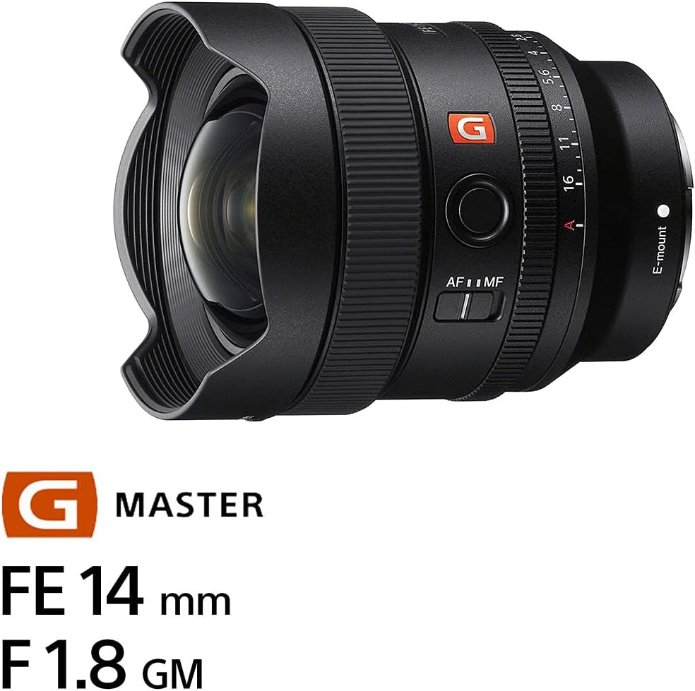 SEL14F18GM, FE 14Mm F1.8 GM Plein Format - Objectif  G Master Black