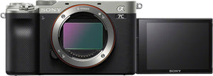 Alpha 7C | Appareil Photo Numérique Hybride À Objectif Interchangeable À Capteur Plein Format (Compact Et Léger, Eye AF En Temps Réel, 24,2MP, Stabilisation 5 Axes, Viseur, Écran Selfie)