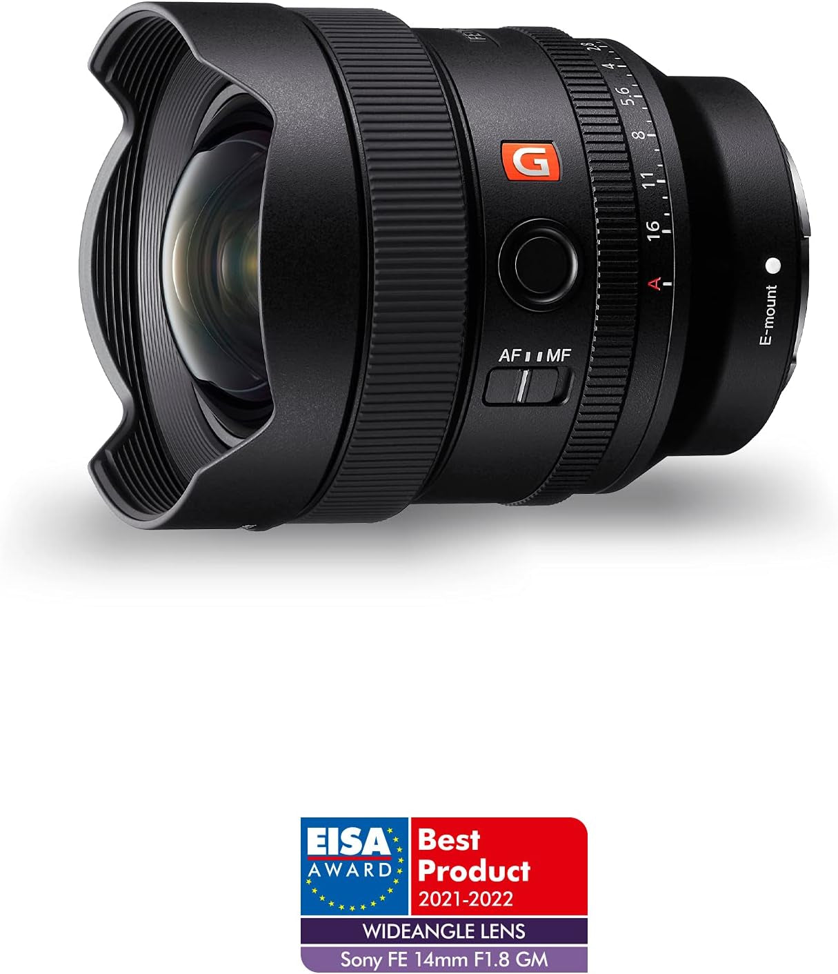 SEL14F18GM, FE 14Mm F1.8 GM Plein Format - Objectif  G Master Black