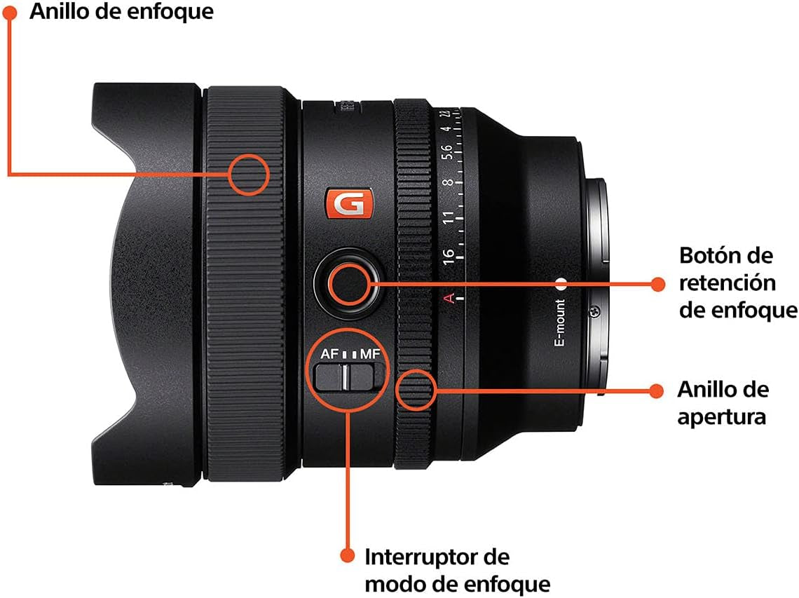 SEL14F18GM, FE 14Mm F1.8 GM Plein Format - Objectif  G Master Black