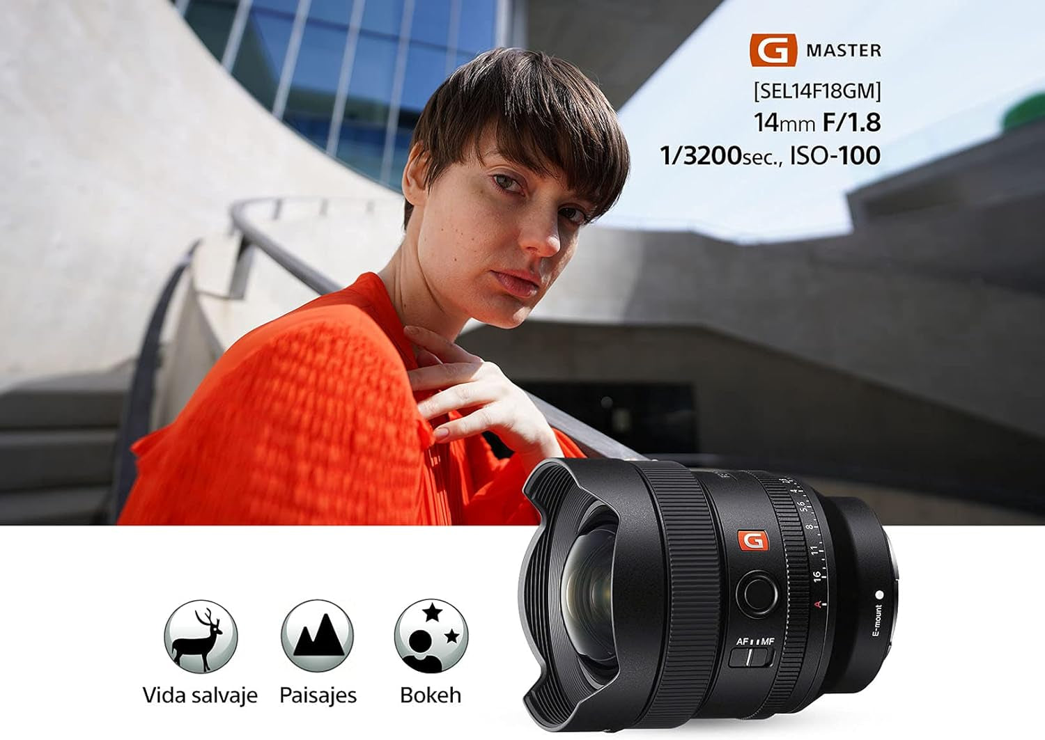 SEL14F18GM, FE 14Mm F1.8 GM Plein Format - Objectif  G Master Black